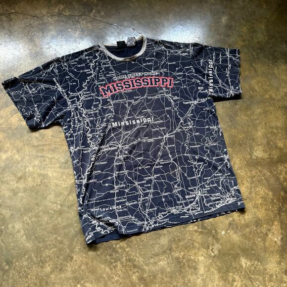 Cool Vintage Mississippi States of Mine‎ All Over Print - Picture 2 of 4